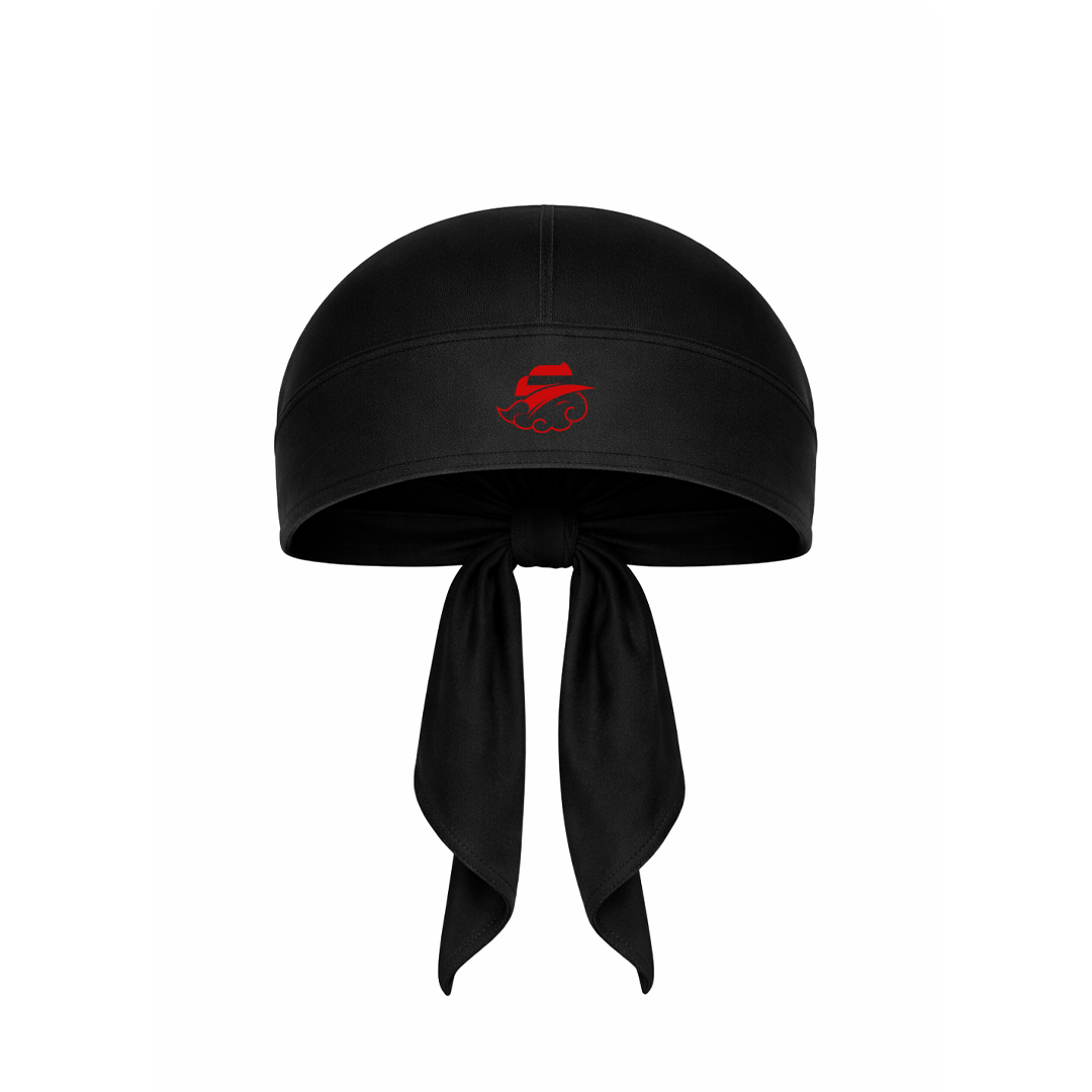 Black Bandana "The Cloud" Red