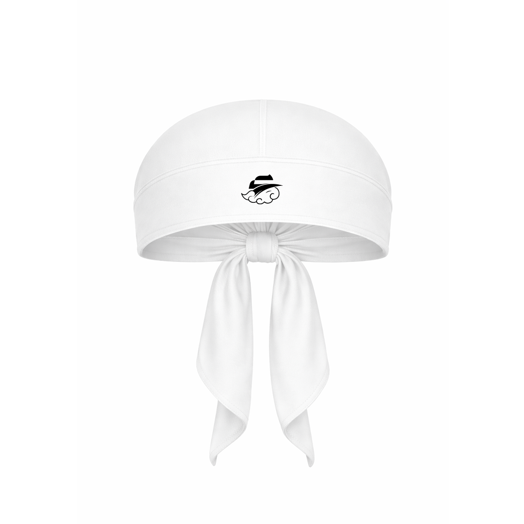 White Bandana "The Cloud" Black