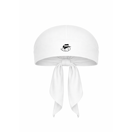 White Bandana "The Cloud" Black