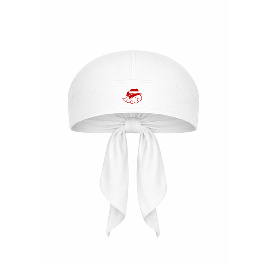 White Bandana "The Cloud" Red